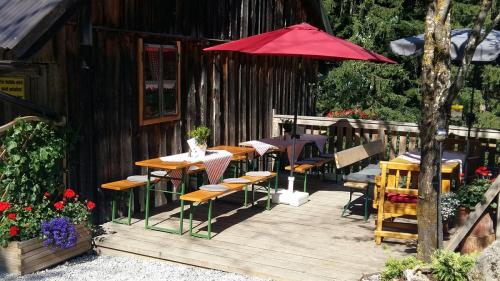 Terrasse Rohrhofhütte 